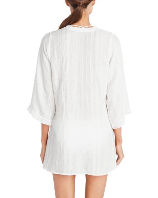 Natalie Front Tie Tunic Swim Cover-Up 