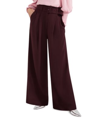 Hobbs London Hilary Belted Wide Leg Pants
