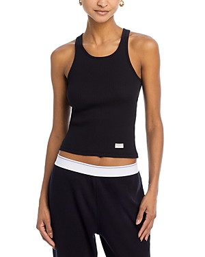 ALEXANDER WANG RIBBED RACERBACK TANK TOP