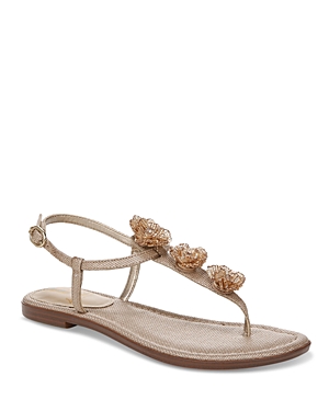 Shop Sam Edelman Women's Gigi Flora Thong Sandals In Blush