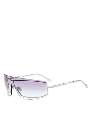 Shop Isabel Marant Sheid Sunglasses, 99mm In Silver/purple Gradient