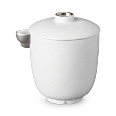 L&#039;Objet Han Platinum Creamer with Lid