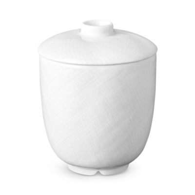 Han White Sugar Bowl with Lid