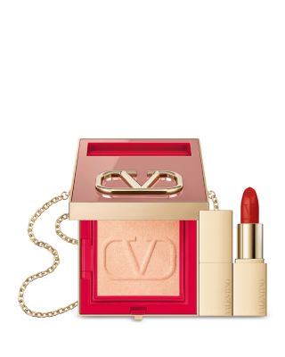 VALENTINO GO-CLUTCH 01 ライト チェーン付き Valentino Go-Clutch Refillable Compact Powder | Bloomingdale's