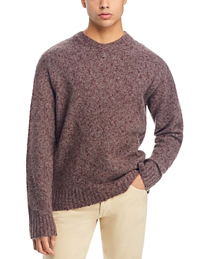 Shop Norse Projects Rasmus V-neck Sweater In Burgundy