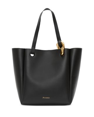 Corner Chain Leather Tote