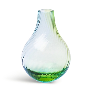 Shop Kosta Boda Iris Vase In Blue/green