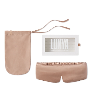Lunya Washable Silk Sleep Mask In Otium Tan