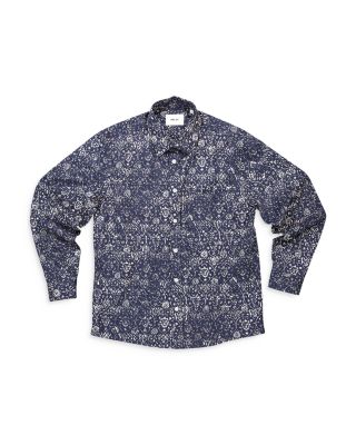 NN07 - Hans Button Front Long Sleeve Shirt