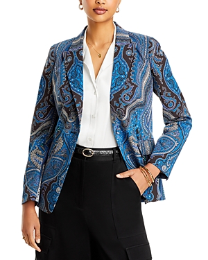 Shop Kobi Halperin Kinsley Jacket In Ocean Multi