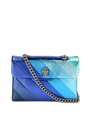 Kurt Geiger Kensington Small Leather Handbag In Light/pastel Blue