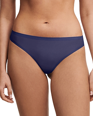 Chantelle Soft Stretch One-size Seamless Thong In Danube Blue