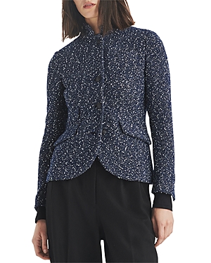 Rag & Bone Slade Tweed Blazer In Blue