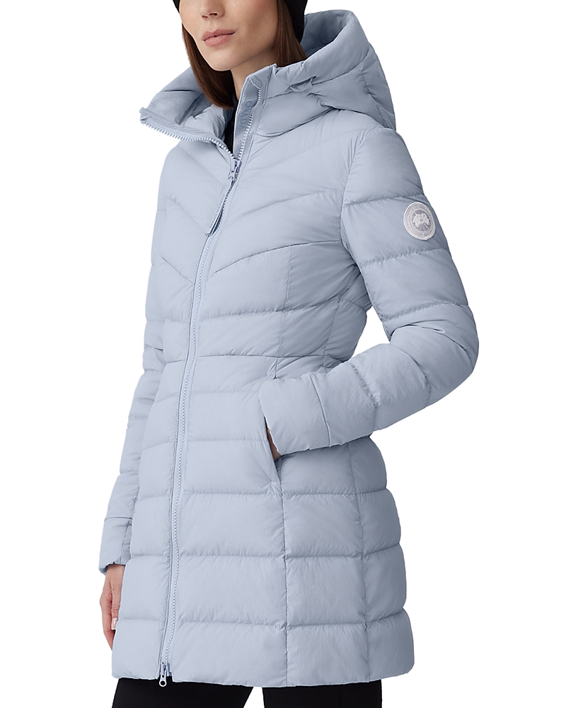 CANADA GOOSE CLAIR HOODED PUFFER COAT