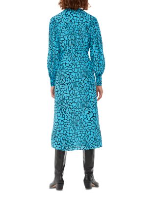 Terazzo Print Midi Dress