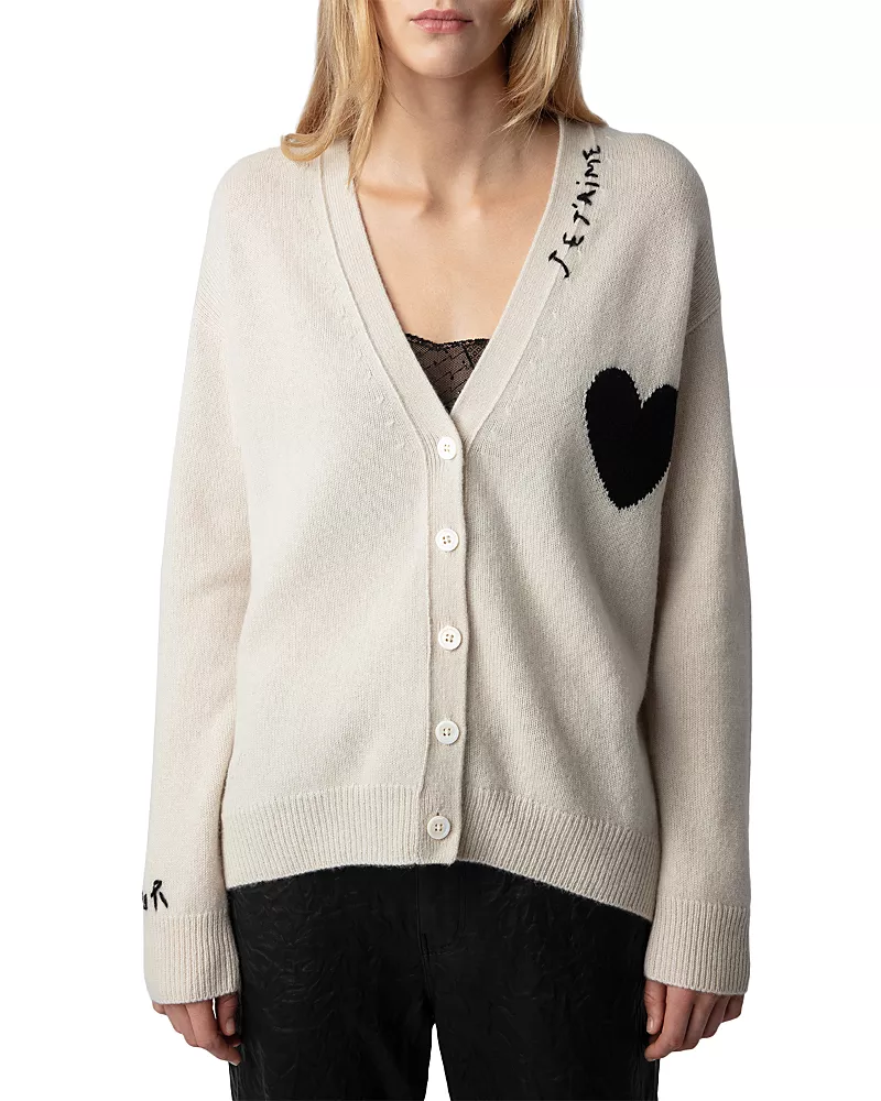 Zadig & Voltaire Mirka Cashmere Cardigan Sweater