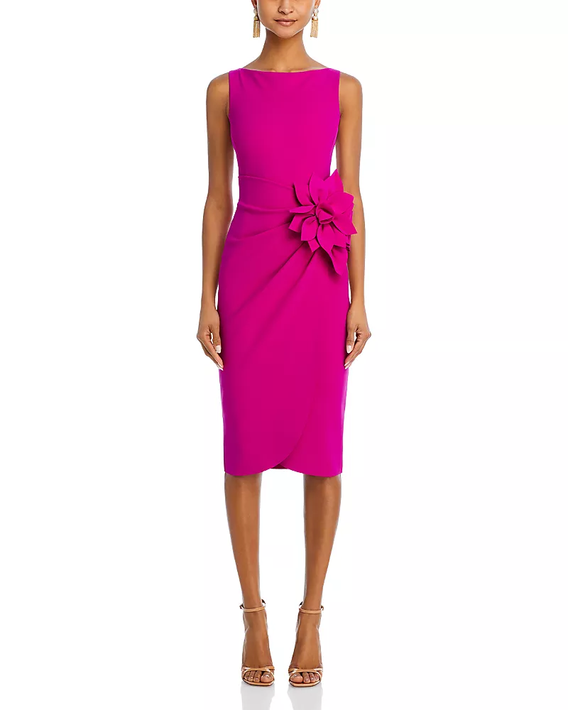 Chiara Boni La Petite Robe Glenaly Flower-Applique Dress - Exclusive