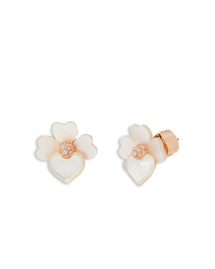 kate spade new york Precious Pansy Stud Earrings Bloomingdale's