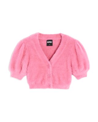 KatieJnyc - Girls' Mara Puff Sleeve Cardigan - Big Kid