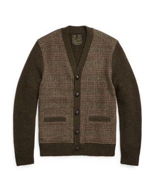 Polo Ralph Lauren Glen Plaid Wool Cardigan | Bloomingdale's