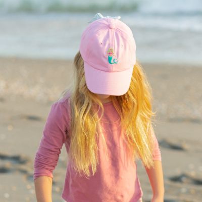 Girls' Mermaid Bow Baseball Hat - Little Kid