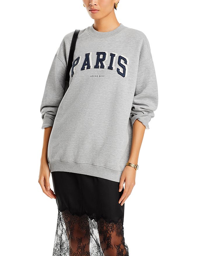 Anine Bing - Tyler - Sweatshirt - Grey Melange