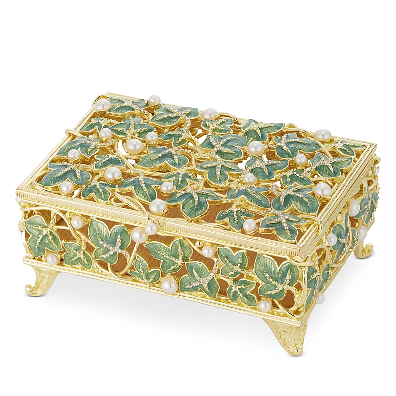 Olivia Riegel Ivy Decorative Footed Box In Multi