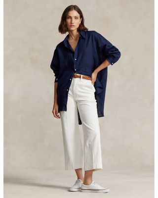 Cropped Wide Leg Pants