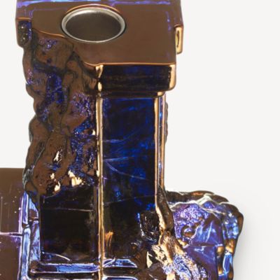 Rocky Baroque Candlestick, Medium