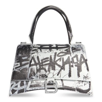 Balenciaga - Hourglass Mini Handbag Graffiti