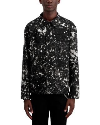 The Kooples Printed Long Sleeve Button Front Shirt