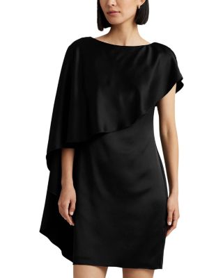 Ralph Lauren - Asymmetrical Cape Cocktail Dress