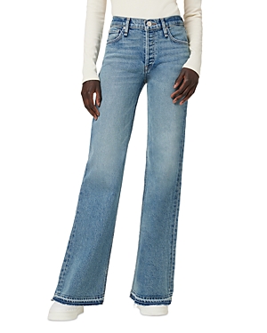 Shop Hudson Rosie High Rise Wide Leg Jeans In Freestyle