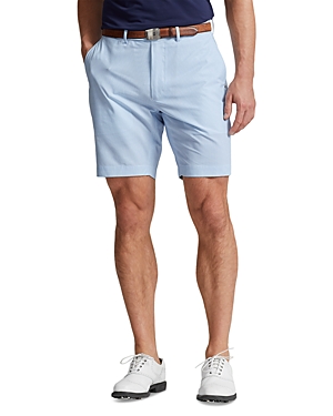 Shop Polo Ralph Lauren Ralph Lauren Rlx Stretch Houndstooth Tailored Fit 9 Shorts In Blue Lagoon Clssic Houndstooth