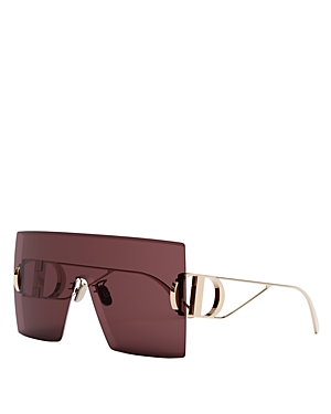 Shop Dior 30 Montaigne M1u Mask Sunglasses In Purple