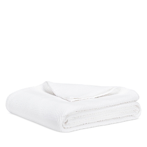 Lands Downunder Herringbone Coverlet, Twin In White