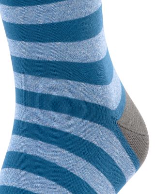 Mapped Line Cotton Blend Mid Calf Socks