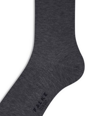 Cotton Blend Fil D'&eacute;cosse Mid Calf Socks