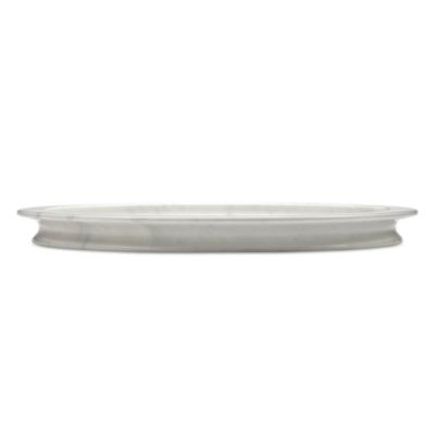 x Kelly Wearstler Dune White Marble Tray Large
