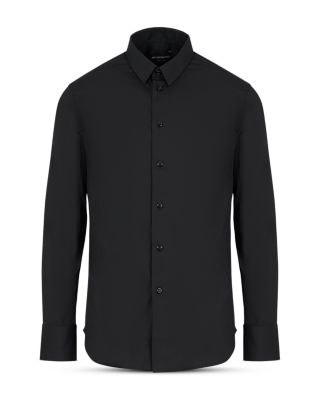 Essential Slim Fit Long Sleeve Stretch Shirt