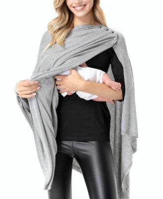 4 in 1 Multipurpose Knitwear as Maternity/Nursing Shawl