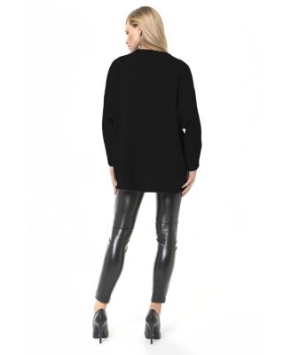 Let Loose Crossover Long Sleeve Maternity Nursing Knit Sweater