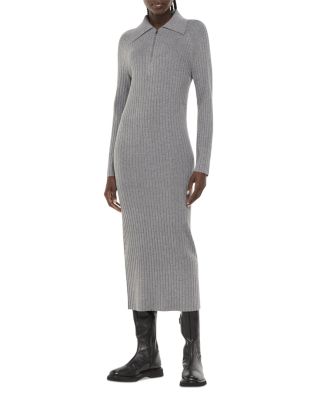 Whistles - Bonnie Quarter Zip Sweater Dress