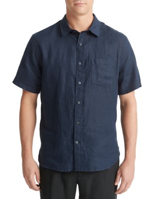 Vince - Short Sleeve Linen Shirt