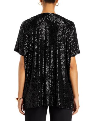 Sequin Caftan Top
