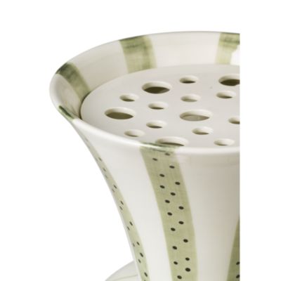 Kahler Signature Vase, Green