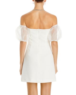 Whisper Puff Sleeve Dress