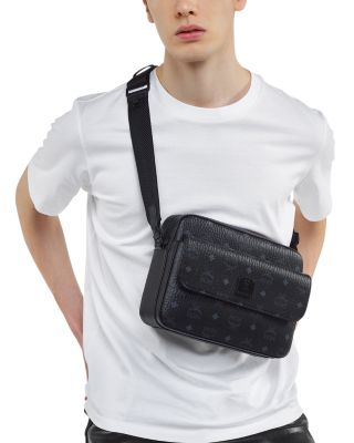 Aren Medium Visetoes Logo Monogram Messenger Bag
