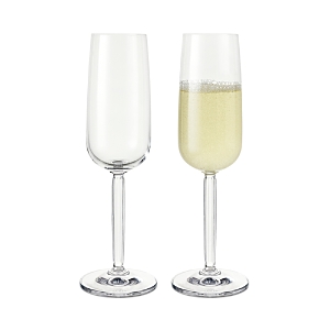 Rosendahl Kahler Hammershoi Champagne Glass, Set Of 2 In Clear