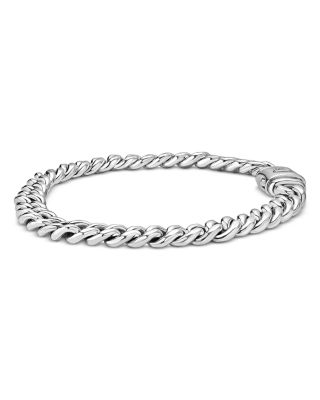 Men's Sterling Silver Anthem Curb Chain Link Bracelet - Exclusive